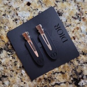 NWOT 2 Dior Hair Clips